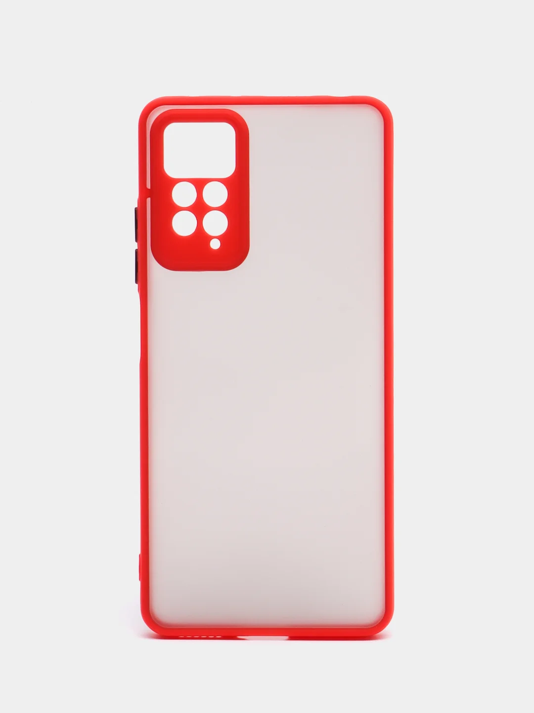 Красный чехол для Xiaomi Redmi Note 11 Pro / Note 11 Pro Plus 5G, матовый, Ноут 11 Про