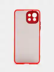 Красный чехол для Xiaomi Mi 11 Lite, полупрозрачный, силиконовый, Ми 11 Лайт