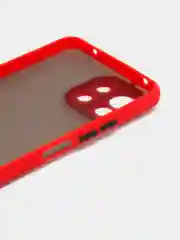 Красный чехол для Xiaomi Mi 11 Lite, полупрозрачный, силиконовый, Ми 11 Лайт