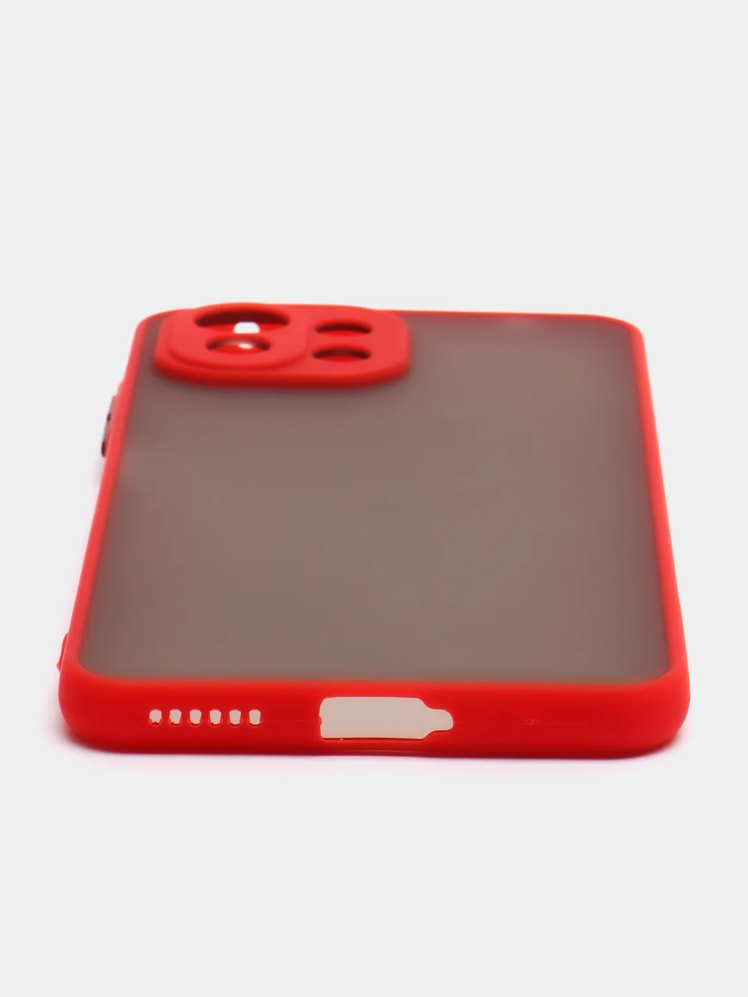 Красный чехол для Xiaomi Mi 11 Lite, полупрозрачный, силиконовый, Ми 11 Лайт
