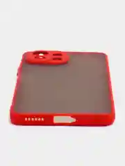 Красный чехол для Xiaomi Mi 11 Lite, полупрозрачный, силиконовый, Ми 11 Лайт