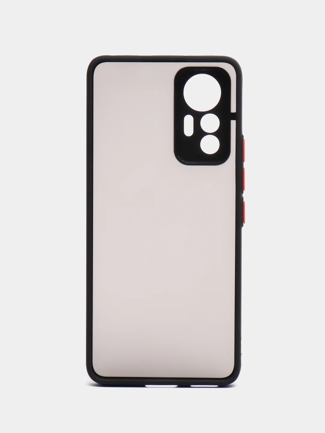 Черный чехол для Xiaomi 12 Lite 2022, матовый, полупрозрачный, Сяоми 12 Лайт