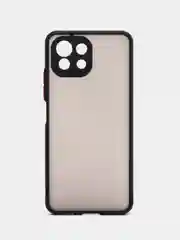 Черный чехол для Xiaomi Mi 11 Lite, полупрозрачный, силиконовый, Ми 11 Лайт