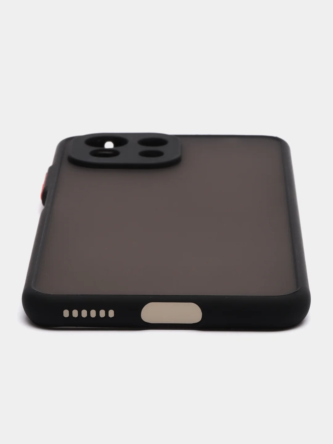 Красный чехол для Xiaomi Mi 11 Lite, полупрозрачный, силиконовый, Ми 11 Лайт