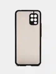 Черный чехол для Xiaomi Mi 10 Lite, полупрозрачный, пластиковый, Ми 10 Лайт