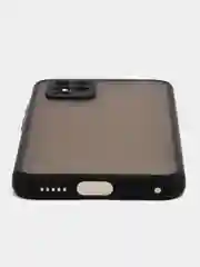 Черный чехол для Xiaomi Mi 10 Lite, полупрозрачный, пластиковый, Ми 10 Лайт