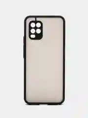 Черный чехол для Xiaomi Mi 10 Lite, полупрозрачный, пластиковый, Ми 10 Лайт