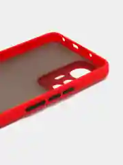Красный чехол для Xiaomi 12 Lite 2022, матовый, полупрозрачный, Сяоми 12 Лайт
