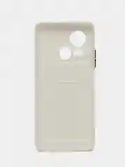 Белый силиконовый чехол для Tecno Spark 10 5G, c отсеком для карт