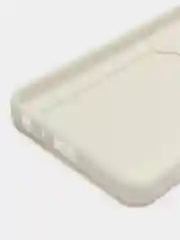 Белый силиконовый чехол для Tecno Spark 10 5G, c отсеком для карт