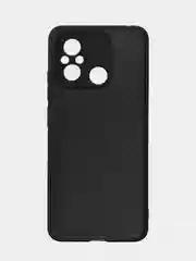 Чехол для Xiaomi Redmi 12C / Сяоми Редми 12С, силиконовый, под карбон
