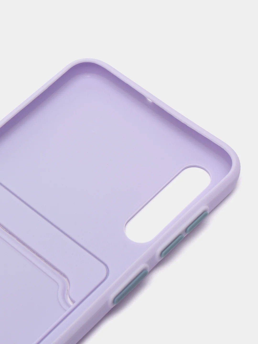 Лавандовый силиконовый чехол Samsung Galaxy A50, A50s, A30s (Самсунг Галакси А50, А30С), прозрачный
