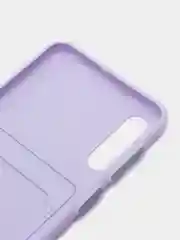 Лавандовый силиконовый чехол Samsung Galaxy A50, A50s, A30s (Самсунг Галакси А50, А30С), прозрачный