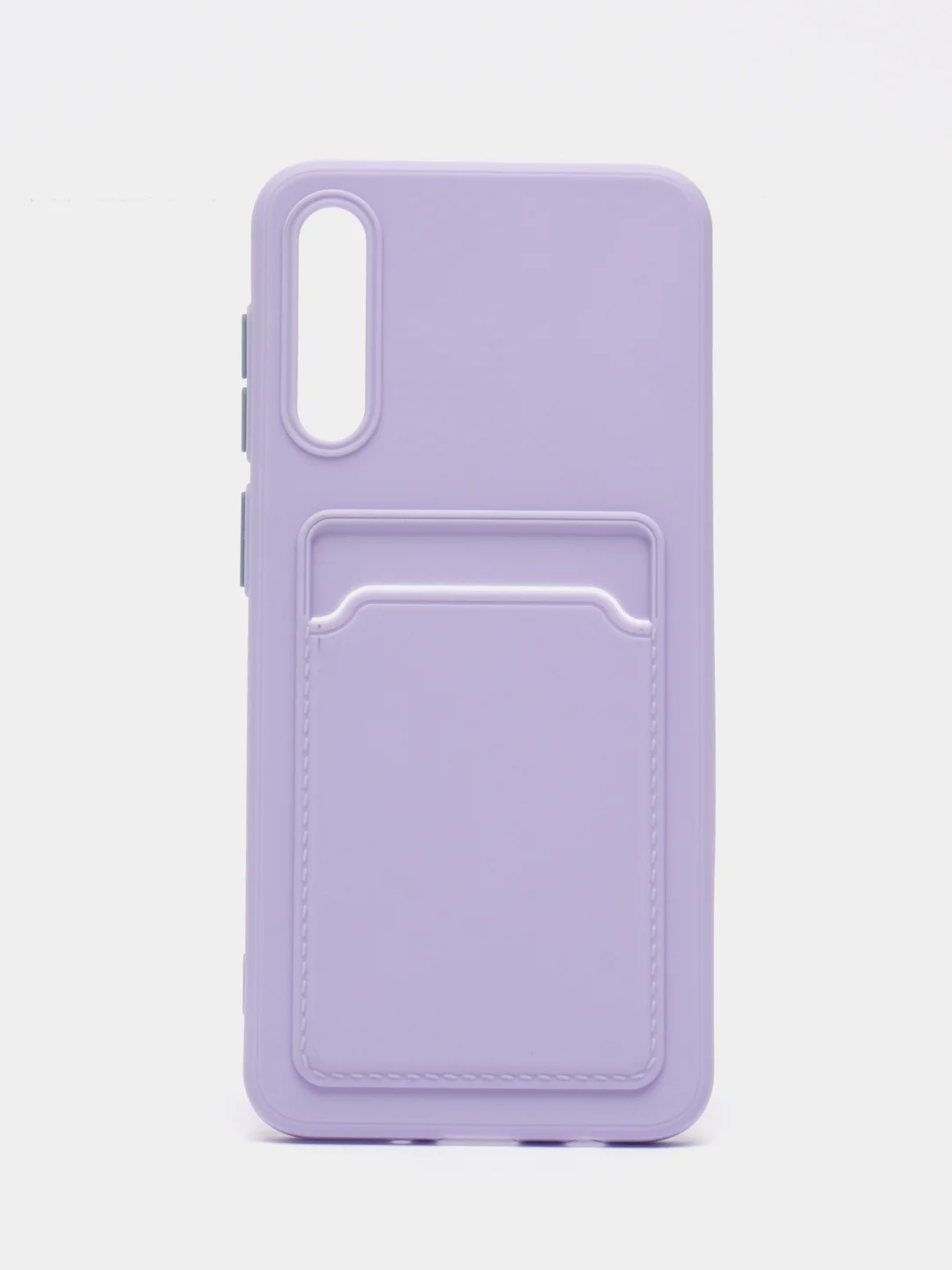 Лавандовый силиконовый чехол Samsung Galaxy A50, A50s, A30s (Самсунг Галакси А50, А30С), прозрачный