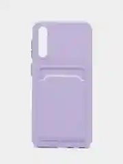 Лавандовый силиконовый чехол Samsung Galaxy A50, A50s, A30s (Самсунг Галакси А50, А30С), прозрачный