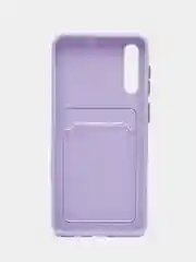 Лавандовый силиконовый чехол Samsung Galaxy A50, A50s, A30s (Самсунг Галакси А50, А30С), прозрачный