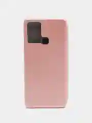 Розовый чехол книжка для infinix smart 6 Plus, Инфиних Смарт 6 плюс