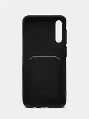 Черный силиконовый чехол Samsung Galaxy A50, A50s, A30s (Самсунг Галакси А50, А30С), прозрачный