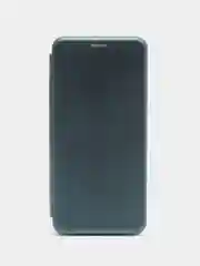 Тёмно-зелёный чехол книжка для infinix smart 6 Plus, Инфиних Смарт 6 плюс