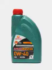 Моторное масло "Девон" Devon Speed Master SAE 0W-40 SN A3/B4, синтетическое, 1 л