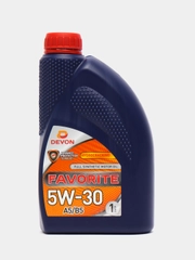Моторное масло Девон / Devon Favorite SAE 5W-30 A5/B5, синтетическое, 1 л