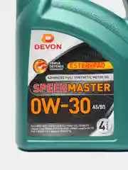 Моторное масло Девон / Devon Speed Master SAE 0W-30 A5/B5 синтетическое, 4 л