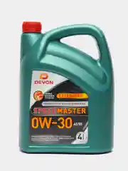 Моторное масло Девон / Devon Speed Master SAE 0W-30 A5/B5 синтетическое, 4 л