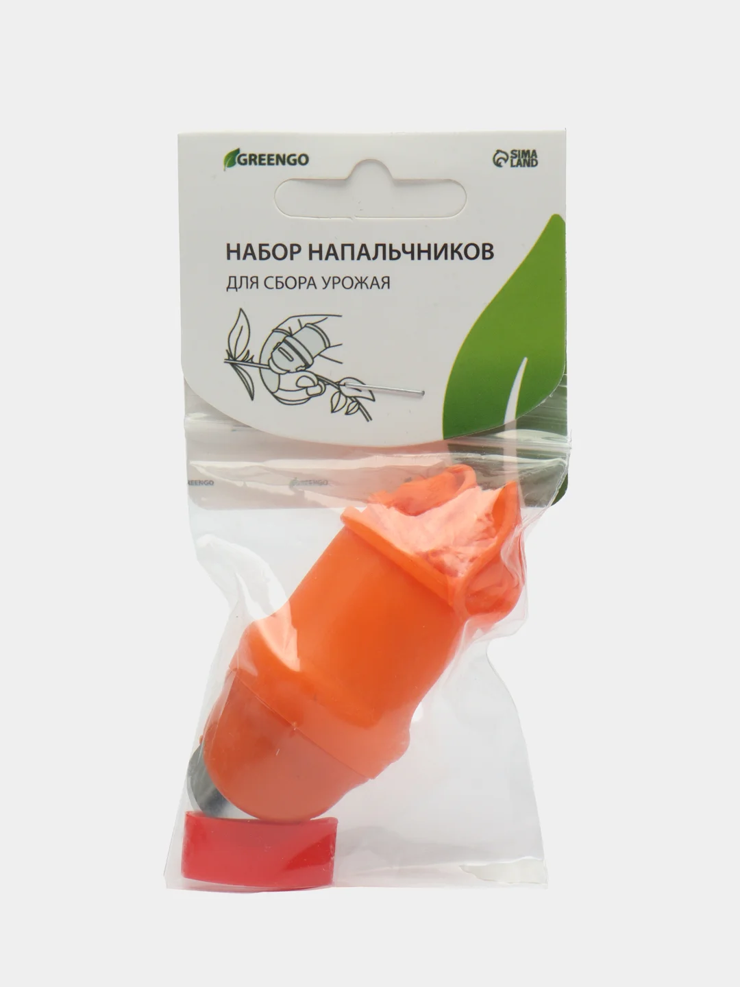 Напальчник с лезвием + 4 защитных напальчника, для сбора урожая