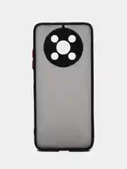 Черный чехол для Huawei Nova Y90, матовый, цветные кнопки Хуавей Нова У90