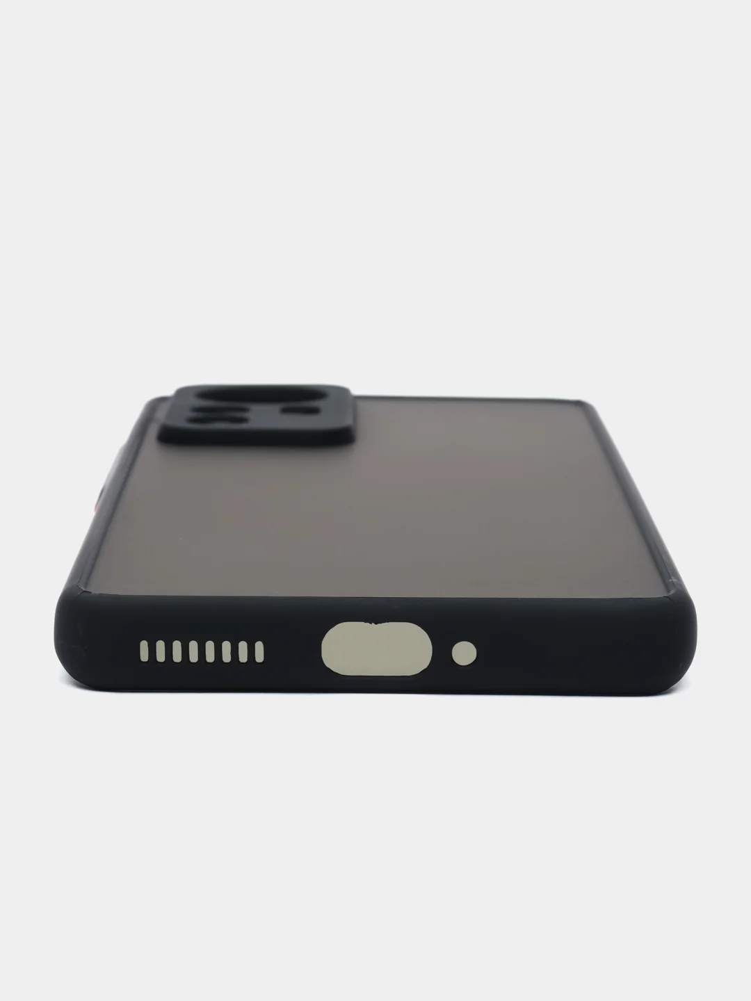 Черный чехол для Xiaomi 12 Pro (2022), полупрозрачный Сяоми 12 Про