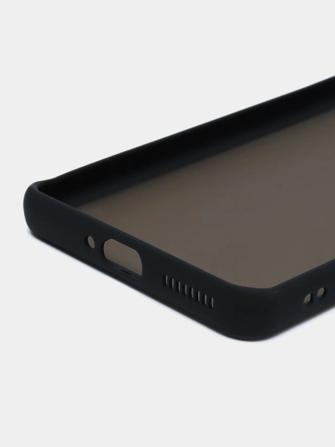 Черный чехол для Xiaomi 12 Pro (2022), полупрозрачный Сяоми 12 Про