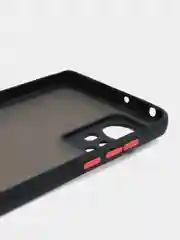 Черный чехол для Xiaomi 12, Xiaomi 12X, (2022), матовый, цветные кнопки Сяоми 12Х