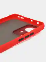 Красный чехол для Xiaomi 12 Pro (2022), полупрозрачный Сяоми 12 Про