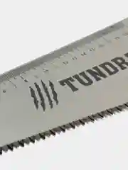 Ножовка по дереву ТУНДРА, 2К рукоятка, 3D заточка, каленый зуб, 7-8 TPI, 500 мм