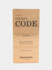 Мужская туалетная вода Nosferato Golden Code 1 Million Носферато Голден Код, 100 мл