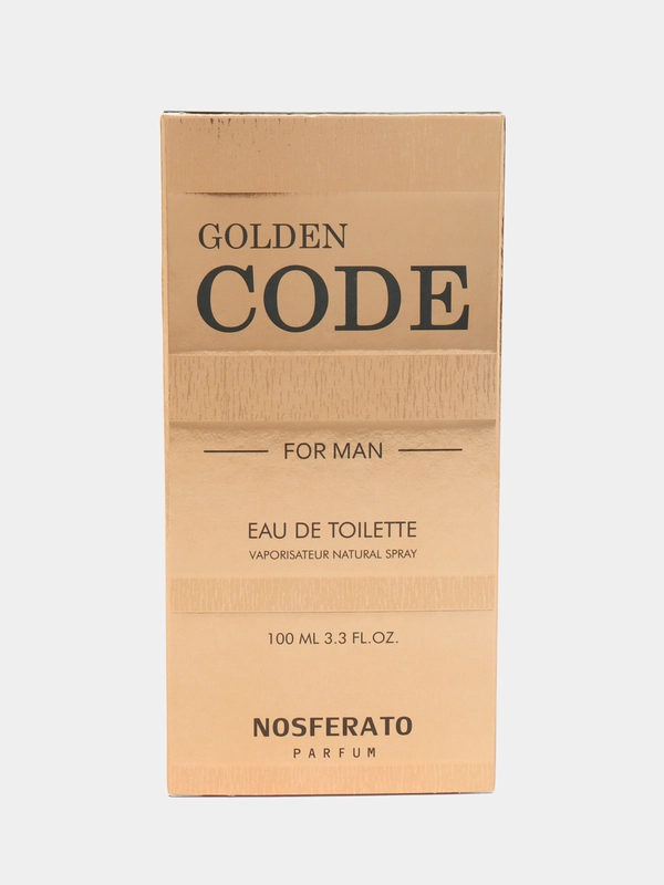 Мужская туалетная вода Nosferato Golden Code 1 Million Носферато Голден Код, 100 мл