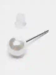 Серьги-гвоздики с жемчугом, 6 мм