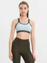 Мятный женский топ спортивный