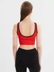 Коралловый топ для спорта, фитнеса, йоги и пилатеса
