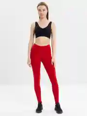 Красный лосины женские, спортивные