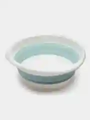 Таз складной "Флекс", 10 л, 39,5 х 40 х 5,5 см, цвет морская волна