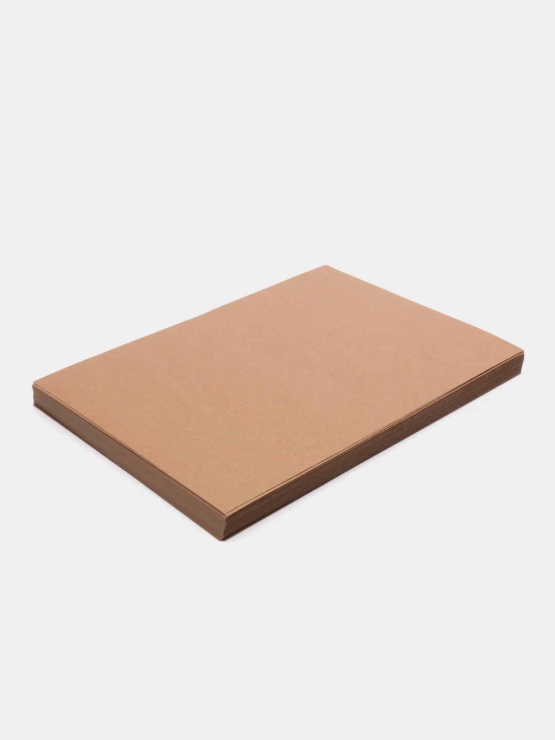 Крафт-бумага для подарков, графики, эскизов А4, 120 г/м2, 100 л, BRAUBERG 112486