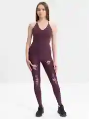 Фиолетовый женский костюм для фитнеса и йоги