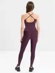 Розовый женский костюм для фитнеса и йоги