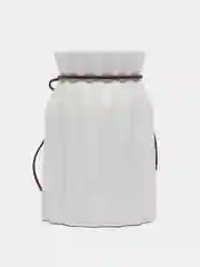 Белый ваза настольная, керамика