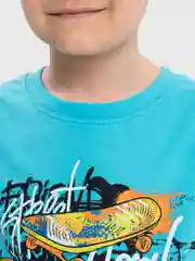 Ледяной футболка для мальчика, с принтом, хлопок, 4 - 8 лет
