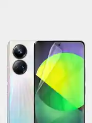 Прозрачный защитная плёнка BROSCORP для Realme 10 Pro+, гидрогелевая, прозрачная
