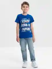 Аметистовый футболка для мальчика, с принтом, хлопок, 8-12 лет