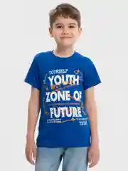 Аметистовый футболка для мальчика, с принтом, хлопок, 8-12 лет
