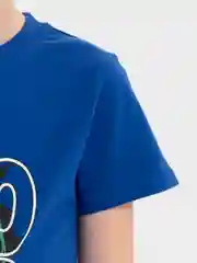 Аметистовый футболка для мальчика, с принтом, хлопок, 4 - 8 лет